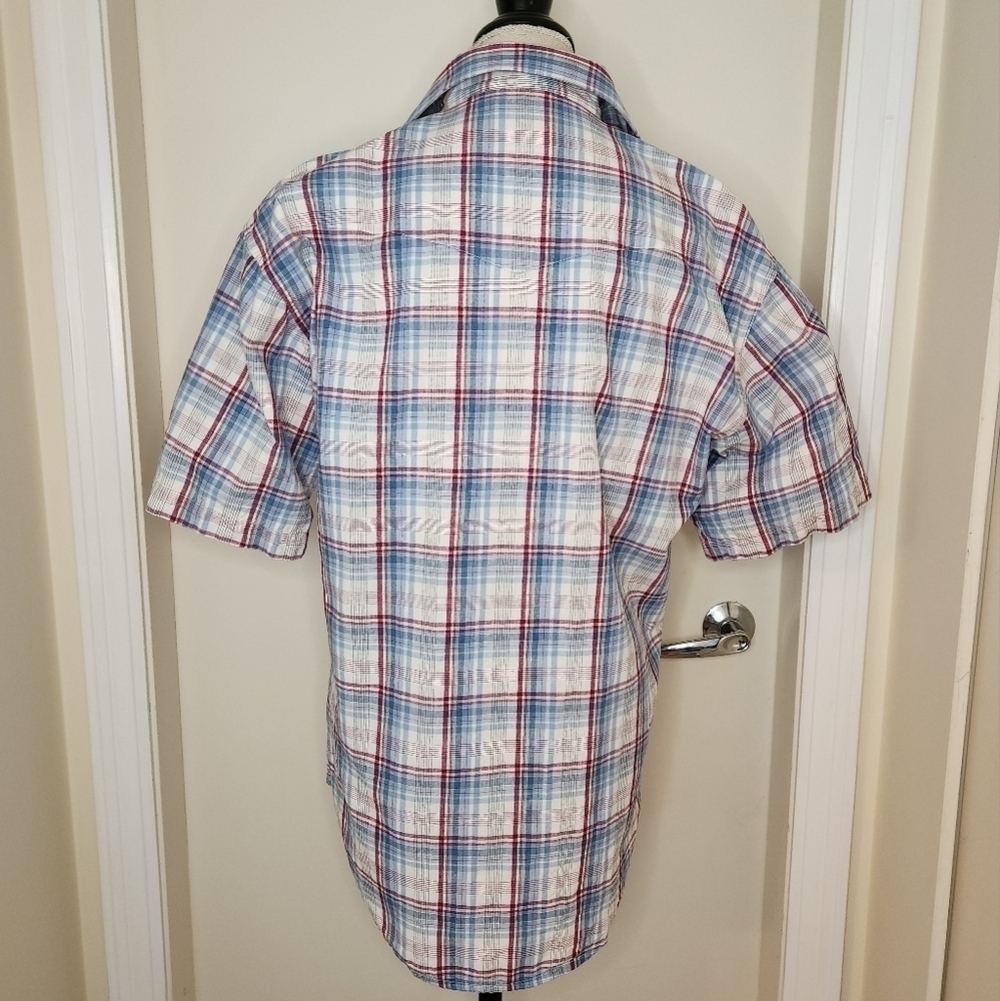 Mens Vintage Wrangler Plaid Shirt - Picture 5 of 10